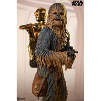 『スター・ウォーズ』チューバッカがC-3POを背負う！名場面が高さ約63cmの究極造形に