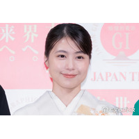 有村架純、上品な着物姿で登壇 プライベートで茶道に通う理由とは「すごく私は魅了されている」