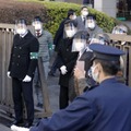 東京地裁、ノーマスクに厳戒態勢 画像