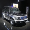 2021年9月、国際自動車ショーで公開されたメルセデス・ベンツの電気自動車（EV）＝ミュンヘン（共同）