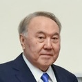 カザフスタンのナザルバエフ前大統領（タス＝共同）