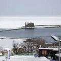 網走にオホーツクの流氷が接岸 画像
