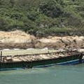 中国船、台湾で違法に砂採取 画像