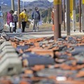 地震後初の週末、4万2千戸断水 画像