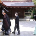 秋篠宮夫妻、明治神宮を参拝 画像