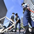 国葬会場の武道館周辺、物々しく 画像
