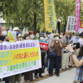 「教団と自民癒着」国会前で抗議 画像