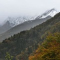 中国地方の最高峰、大山で初冠雪 画像