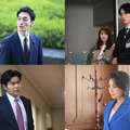 （左上から時計回りに）草なぎ剛、小野花梨、杉野遥亮、片平なぎさ、小澤征悦 「罠の戦争」より（C）カンテレ