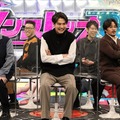 （左から）白濱亜嵐、関口メンディー、片寄涼太、原田泰造、数原龍友（C）フジテレビ