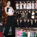 （左から）J-HOPE、ニコル、Kep1er、TWICE、Stray Kids、n.SSign（C）モデルプレス