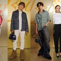 （左から）ユウタ、Nissy、kemio、牧瀬里穂、NIGO（提供写真）