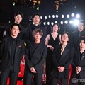 （後列）清水尋也、高杉真宙、永山絢斗、今田美桜、眞栄田郷敦、磯村勇斗（前列）杉野遥亮、山田裕貴、北村匠海、吉沢亮、間宮祥太朗（C）モデルプレス（C）モデルプレス