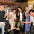 （左から）陣内智則、菊池風磨、岸優太、二宮和也、朝日奈央、吉村崇 （C）日本テレビ