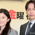 「ハイエナ」記者会見に出席した篠原涼子、山崎育三郎（C）モデルプレス