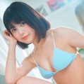 「ミスヤングマガジン2023」松田実桜、鮮やかビキニでふんわり美バスト魅せ 画像