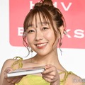 『須田亜香里フォトエッセイ「がんこ」』（扶桑社）の発売記念イベント囲み取材に応じた須田亜香里（C）モデルプレス