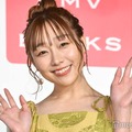 『須田亜香里フォトエッセイ「がんこ」』（扶桑社）の発売記念イベント囲み取材に応じた須田亜香里（C）モデルプレス