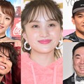 （上段左から時計回りに）高橋みなみ、百田夏菜子、田中将大、塚地武雅、西川貴教（C）モデルプレス