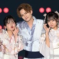 山田菜々、中山優馬、山田寿々（C）モデルプレス