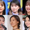 （上段左から）志田彩良、茅島みずき、横田真悠（下段左から）吉柳咲良、田辺桃子、大和奈央（C）モデルプレス