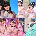 （左上から時計回りに）乃木坂46四期生、AKB48、FRUITS ZIPPER、＝LOVE（C）モデルプレス