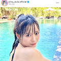 モー娘。生田衣梨奈、美背中見せの水着SHOTにファン悶絶「透明感ありすぎ」「めちゃめちゃ綺麗」