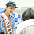 黒谷友香が茂原警察署の一日署長に就任、交通安全運動に参加