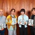 なにわ男子・大西流星＆藤原丈一郎、映画「忍たま」アフレコ時のオフショット公開 キャラビジュアルも解禁 画像