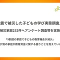 能登半島地震、被災家庭の教育機会が減少…CFC調査 画像