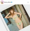 「大胆でSexy」hitomi、ほっそり美ボディが眩しい24年前の蔵出しSHOTに反響「無敵ですね」 画像