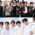 Stray Kids＆NEXZの集合ショット、ハンがヒュイに肩組みでファン歓喜「成功したオタク」「顔似てる」の声 画像