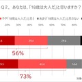 「18歳は大人だ」と思うかどうか