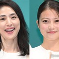 天海祐希、ざっくりスリットから美脚チラリ 今田美桜と純白ドレス姿で個性放つ 画像