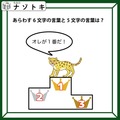 ここに「オレが1番だ！」と言っているヒョウがいます。何を表している？【難易度LV.3クイズ】 画像