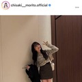 「スタイル抜群」森戸知沙希、ほっそり美脚際立つミニスカコーデに絶賛の声「本当にかわいい」 画像