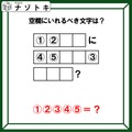 「空欄にいれるべき文字は？」マスにあてはまる文字を考えよう！【難易度LV.３クイズ】 画像