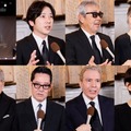 （左上から）二宮和也、寺尾聰、竹下景子（左下から）関口照生、山下真司、デーブ・スペクター、菊川怜（提供写真）