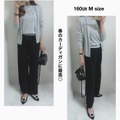 軽やかに紫外線対策を。【ユニクロ】UVカットセーター＆カーデで仕上げる王道きれいめスタイル【40代の毎日コーデ】 画像