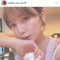 第1子妊娠中の宇野実彩子、美肌際立つキャミソールSHOTをファン絶賛「透明感溢れる天使」「最高に可愛い」 画像