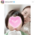 手島優、体調不良だった1歳息子の全快を笑顔SHOTで報告「元気！復活！！完治！！！」 画像