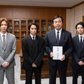 TOBE、石川県に約1.4億円寄付 三宅健・北山宏光・神宮寺勇太が県庁訪問 画像