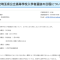 【高校受験2027】埼玉県公立高校の入試日程…学力検査2/25 画像