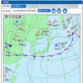 天気図（2025年6月9日正午実況）