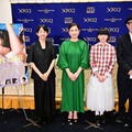 早川千絵監督、石田ひかり、鈴木唯、リリー・フランキー（提供写真）