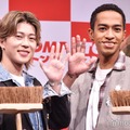 生ストンプに大興奮だった末澤誠也＆草間リチャード敬太（C）モデルプレス