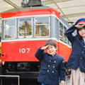 箱根登山電車の車掌さん