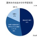 夏休みのお出かけの予定状況