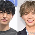 なにわ男子・高橋恭平、EXILEツアーへ「FNS歌謡祭」裏でもグッズ着用 佐藤大樹＆佐野玲於と3ショット披露 画像
