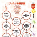 ぴったり分野診断：あなたにぴったりの研究分野が見つかる。（画像はお手軽編）